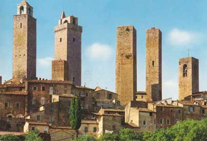 Le famose torri di San Gimignano